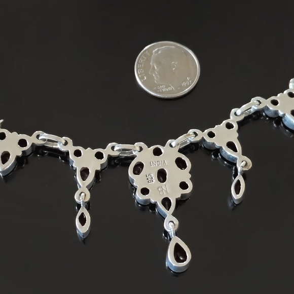 Nicky Butler 925 Sterling Silver Mozambique Garnet Designer NB Necklace NWT - Picture 12 of 12